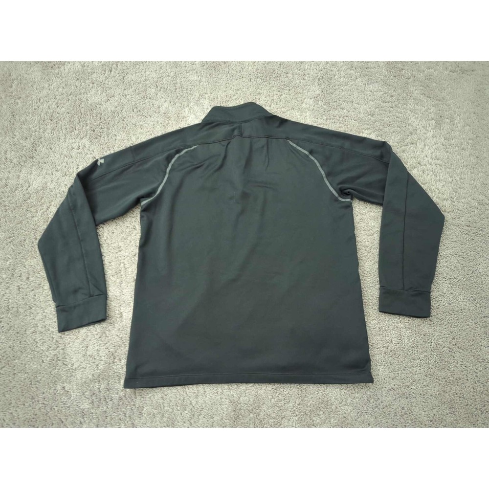 Indiana Hoosiers Pullover Mens M 1/4 Zip Jacket NCAA Under Armour Black - Picture 7 of 8